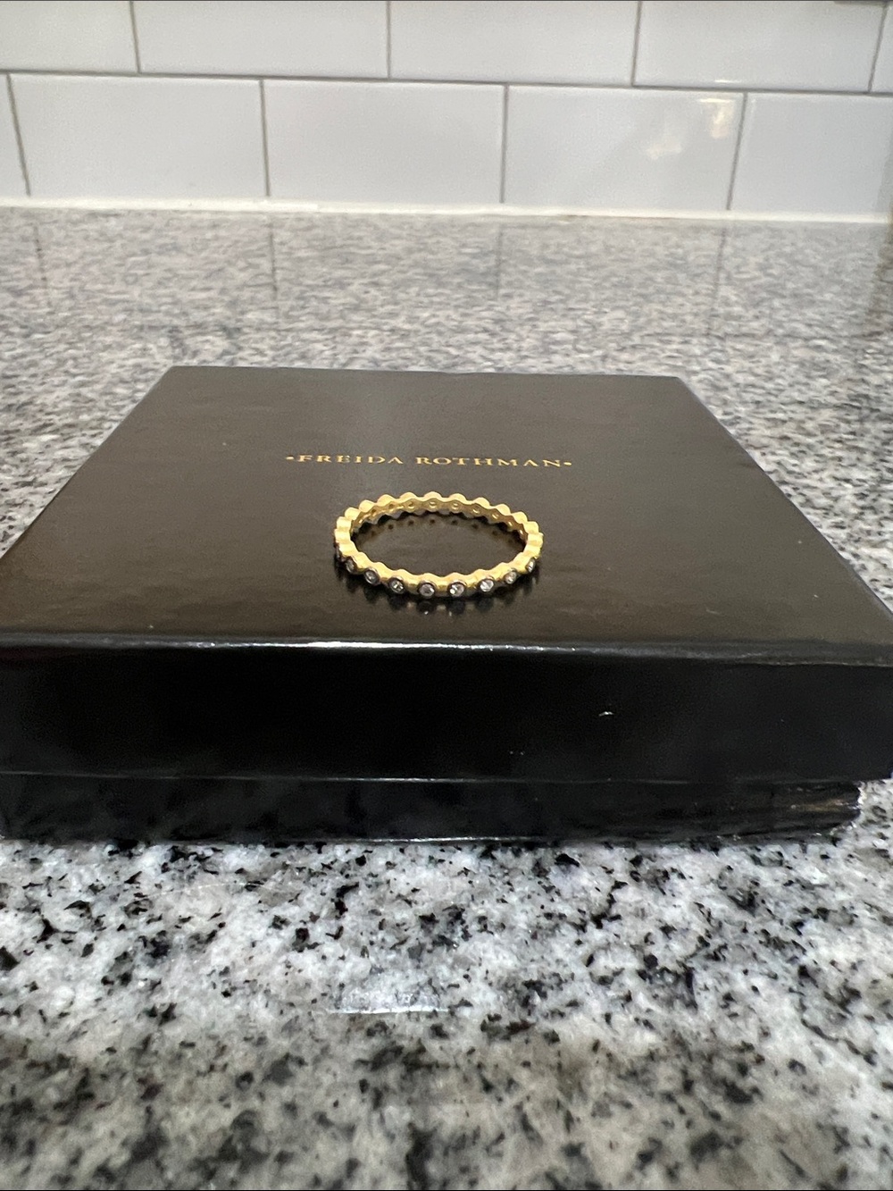 NWOT Freida Rothman stackable ring size 9 - Picture 2 of 3